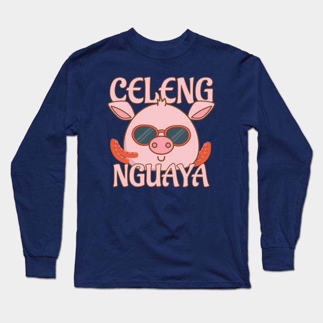 Celeng Nguaya Long Sleeve T-Shirt by RUS